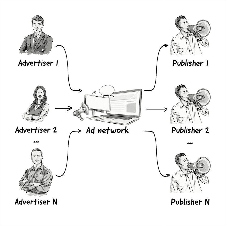 An example of a digital network
